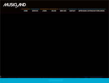 Tablet Screenshot of musiclands.de